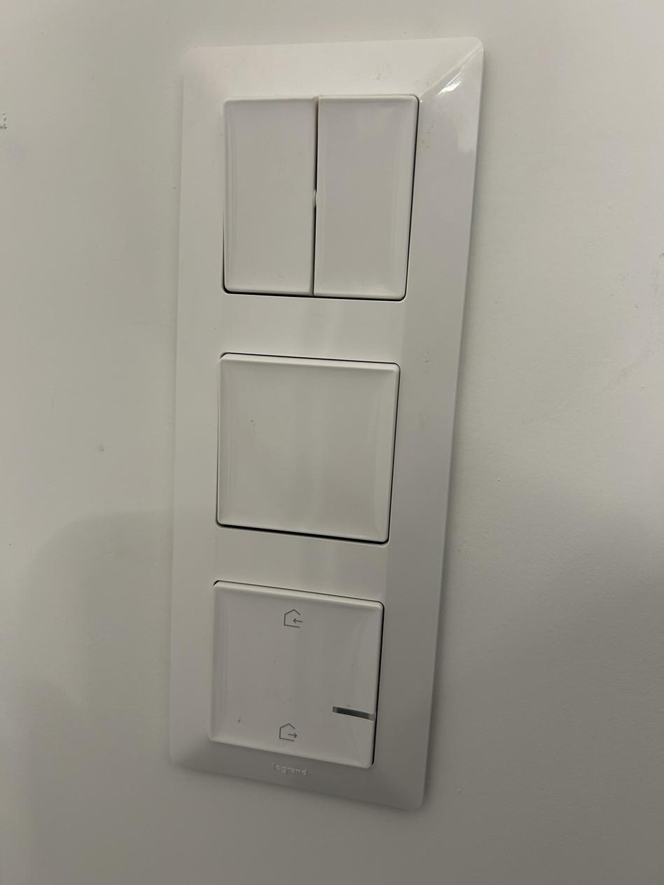 vypínače a odchodové tlačítko netatmo